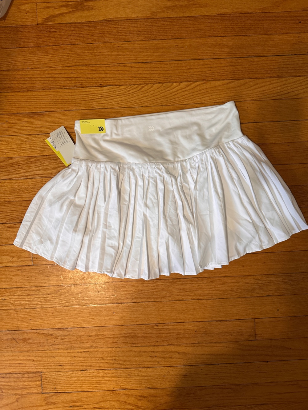 🎾 all in motion White Pleated Tennis Skort